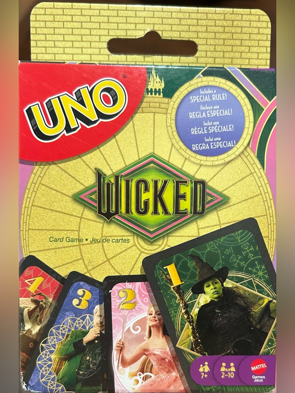 UNO Wicked Edition Card Game Limited Edition 🩷💚🩷💚